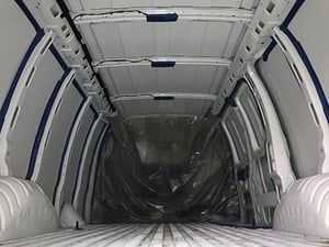 how to prep a cargo van for spray foam insulation