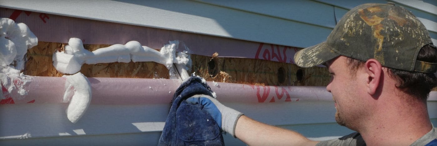 spray foam insulation in existing walls cost