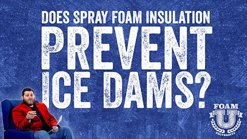 Does Spray Foam Prevent Ice Dams 