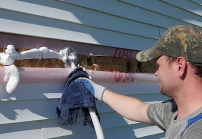 Spray Foam EXISTING WALLS