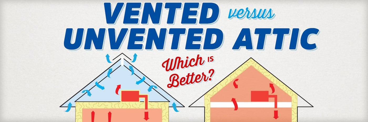 is it best to vent or unvent an attic