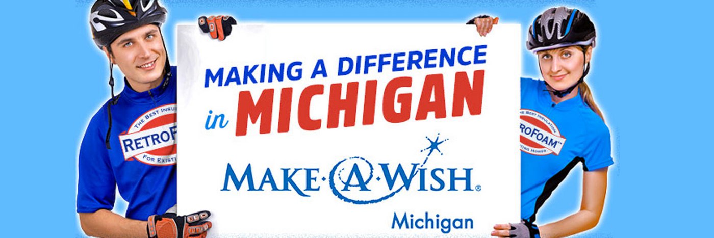 RetroFoam of Michigan Helps Make Wishes Come True Through Partnership With Make-A-Wish® Michigan