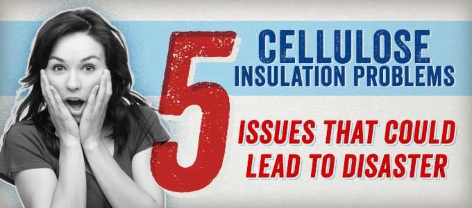 cellulose insulation problems