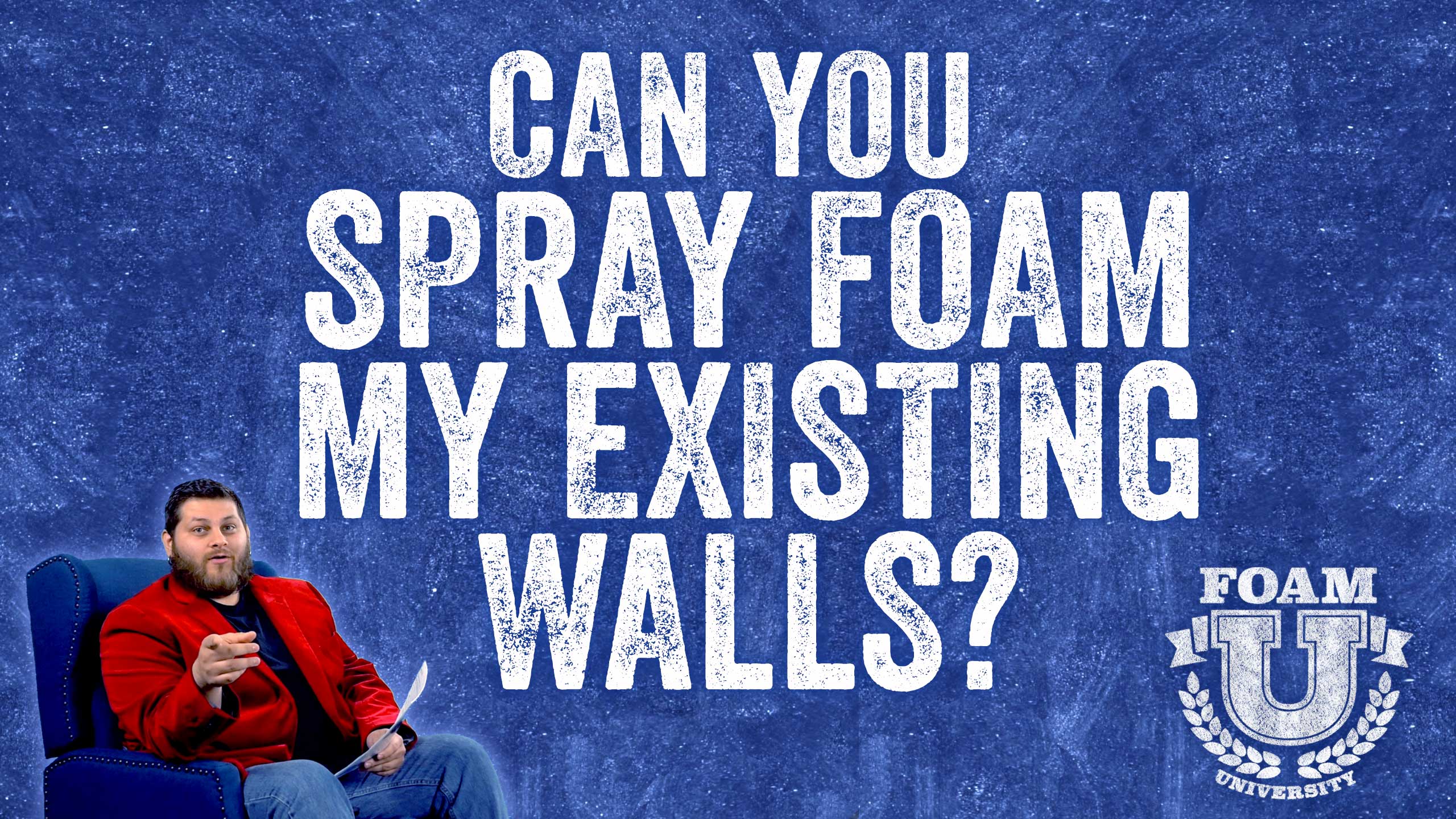 Can You Spray Foam My Existing Walls 